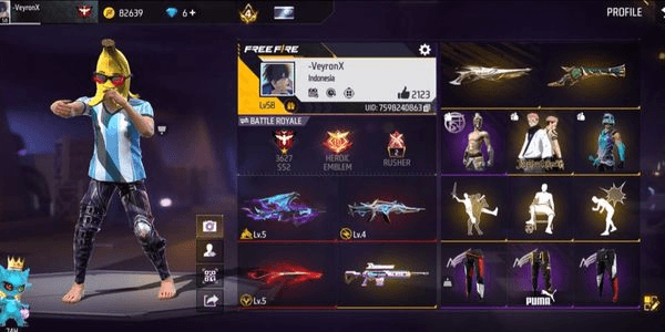 Gambar Product Cheap Free Fire account