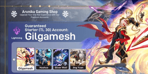 CONTA STARTER - GILGAMESH + HUOHUO + SILVER WOLF + JING YUAN || PARA MAIS DETALHES, VEJA A DESCRIÇÃO [ÁSIA]