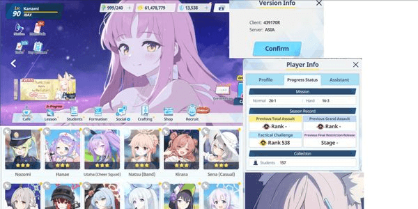 Gambar Product Blue Archive End Game Account [WAIFU and META DPS + SUPPORT] lots of pyrox Many Asia