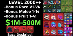 Blox Fruit Account [ Bonus Melee + Bonus Fruit In Inventory ]