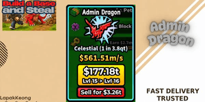 Admin Dragon - Niveau 15 | Build a Base and Steal