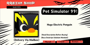 Huge Electric Penguin
