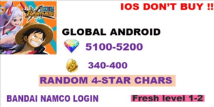 Gacha Account One Piece Bounty Rush Global
