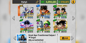 Akun Dragon Ball Legends | UL Cooler *8 | LR Goku *8 [Android/IOS]