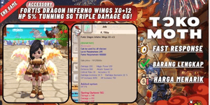 Fortis Dragon Inferno Wings XG+12 Hp 5% tuning SG TRIPLE DAMAGE GG!