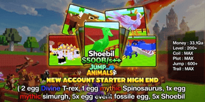 [GRATUIT 5x SHOEBIL] COMPTE 5 SHOEBIL $500B/s | ARGENT 33.1Qa+ | REVENU 2.7T/s | TOUTES STATISTIQUES MAX | SAUT 700