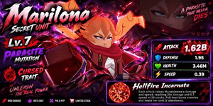 (LEVEL 7) MARILONA PARASITE + CURSED TRAIT | Roll Anime to Fight!
