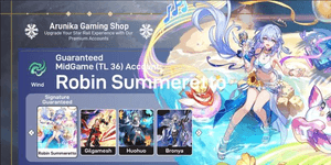 MIDGAME ACCOUNT - BONUS 80 REGULAR PASS - ROBIN SUMMERETTO (SIGNATURE) + GILGAMESH + HUOHUO + BRONYA || FOR FULL DETAILS CHECK DESCRIPTION [ASIA]
