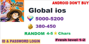 One Piece Bounty Rush Global Gacha Account ios-2