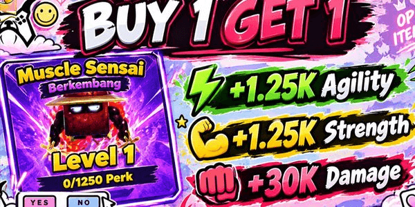 Muscle Sensei Pet Muscle Legends Latest!
