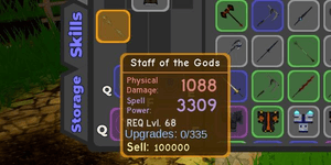Staff of the Gods - Dungeon Quest Reborn