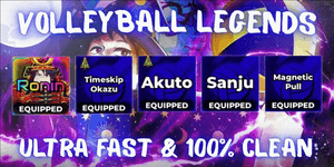 Account 1 Ultra + 4 Secret (Ronin, Timeskip Okazu, Twins, Sanju + Magnetic Pull) - Volleyball Legends
