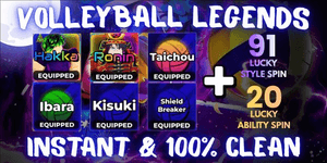 Account 2 Ultra + 4 Secret (Hakka, Ronin, Taichou, Ibara, Kisuki + Shield Breaker) - Volleyball Legends