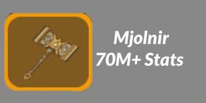 Mjolnir Random Stats Maxed | Dungeon Quest Reborn
