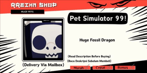 Huge Fossil Dragon