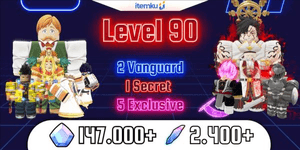 Accounts Anime Vanguards Lvl 90 | Instant Delivery