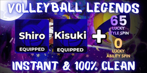 Akun 2 सीक्रेट स्टाइल (Shiro, Kisuki) - Volleyball Legends