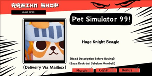 Huge Knight Beagle