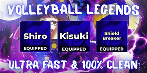 अकाउंट 2 सीक्रेट स्टाइल + 1 सीक्रेट एबिलिटी (Shiro, Kisuki + Shield Breaker) - Volleyball Legends