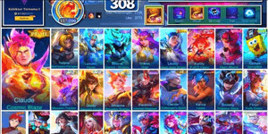 #4148 | 308 Skins | Prime Claude Cosmic Blaze | Renowned Collector I | Collector Natalia Warrioress Paragon | Naruto Vale Gaara | P.ACE Fanny
