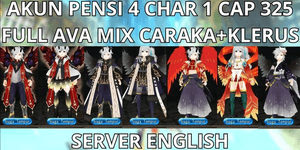 PENSI ACCOUNT 4 CHAR 1 CAP MAX LVL 325 SERVER , VOLLES AVA MIX CARAKA, SOFORT EINSATZBEREIT, KOMPLETT CLEAN, ÜBER MQ, ANTI HACKBACK, SUPER GÜNSTIG