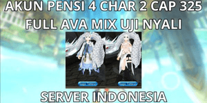 RENTNER-ACCOUNT 4 CHAR 2 CAP MAX LVL 325 SERVER INDONESIEN, VOLLES AVA MIX UJI NYALI, SOFORT SPIELBEREIT, KOMPLETT ZURÜCKGESETZT, ÜBER MQ, ANTI-HACKBACK, SUPER GÜNSTIG