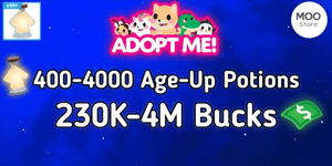 Akun Adopt Me Bonus Potions + Bucks + Bonus Pets