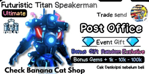 Futuristic Titan Speakerman | Bonus Gems + Random Exclusive Gift | Banana Cat Shop