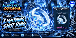 [Sale!!] Lightning Shot Ring 29.98% Magic [Secret] OP!!