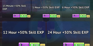 15 Minute +50% Skill EXP