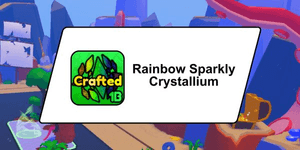 Rainbow 60M Sparkly Crystallium - Pickaxe Simulator