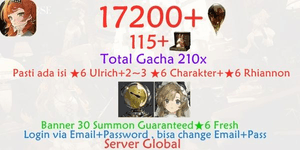 Reverse Gacha Account 1999-7