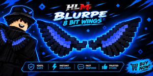 Blurple 8-Bit Wings