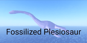 Fossilized Plesiosaur