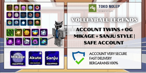 บัญชี TWINS + OG MIKAGE + SANJU | ตัวละครดี พร้อมถือไอเทมสองชิ้น | ลูกบอลและเอฟเฟกต์เสียงดี | บัญชีปลอดภัยและส่งทันที