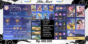 Mythic account. Epic Zilong, Lancelot. GoGoPass Alucard, 1 free choice. Special Minotaur. Elite Fanny. 3 Chessboards. Lots of interactions. Commander -15