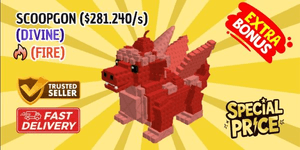 ¡MASCOTA LIMITADA! - FIRE SCOOPGON ($281.240/s) | Build A Zoo
