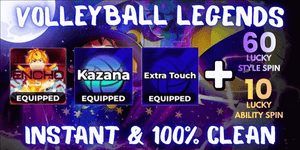 अकाउंट 1 EVO + 2 सीक्रेट (Encho, Kazana + Extra Touch) - Volleyball Legends