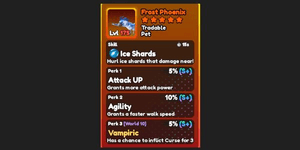 Frost Phoenix Pet - World Zero