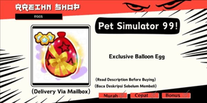 Özel Balloon Egg