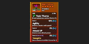 Bebek Cactus Pet - World Zero