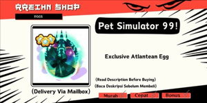 Özel Atlantean Egg