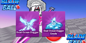 Dual Ocean Dagger + Emote