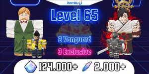 Account Anime Vanguards Livello 65 | Consegna Istantanea