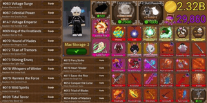 King Legacy Max Account - ShellReaper - Draken Fangs - Pyreblade - Bloodshell Edge - Twin Surge - Riptide Slayer - Dawnbreaker - Acromask