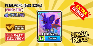PET 600K/s - STELLAR PETALWING ($681.820/s) | Build A Zoo