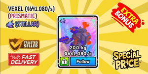 PET 600K/s - STELLAR VEXEL ($641.080/s) | Build A Zoo