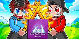 Gold Vanity Spear Emote