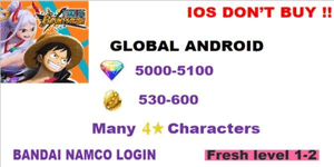 가챠 계정 One Piece Bounty Rush 글로벌