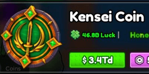 Kensei Coin World 6 - 3.4Td 트레이드 아이템으로 제공